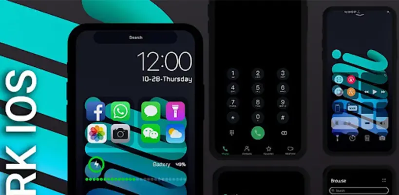 OS15 Dark EMUI 9/10 THEME android App screenshot 5